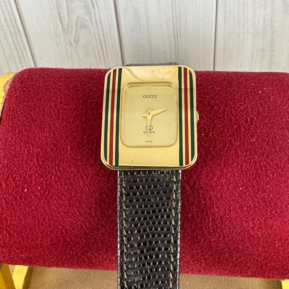 Vintage Very Rare 1970's Gucci Swiss Movement Luxury Watch